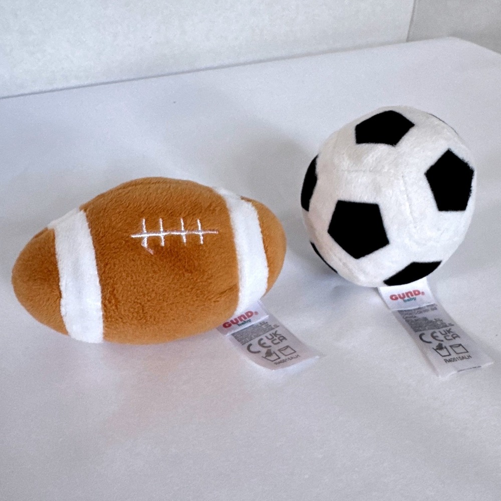 Gund Baby Football Soccer Ball Replacement My First Sports Bag Stuffed Infant